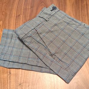 Loft High Waist Skinny Plaid Pant Sz 10
